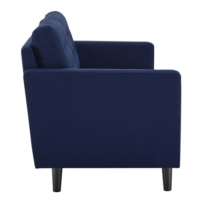 Modway Outlet Exalt Tufted Fabric Sofa by Modway  Living Room Furniture Royal Blue - EEI-4445-ROY