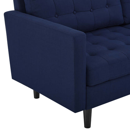 Modway Outlet Exalt Tufted Fabric Sofa by Modway  Living Room Furniture Royal Blue - EEI-4445-ROY