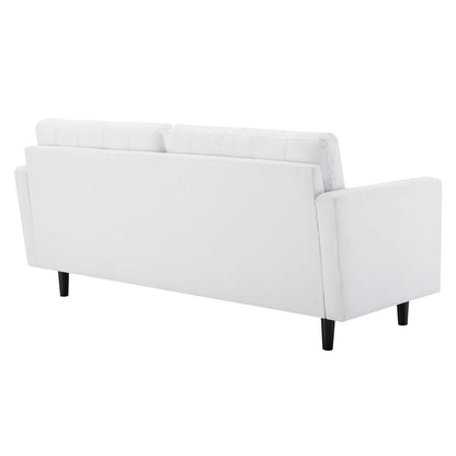 Modway Outlet Exalt Tufted Fabric Sofa by Modway  Living Room Furniture White - EEI-4445-WHI