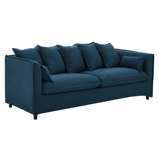 Modway Outlet Avalon Slipcover Fabric Sofa by Modway  Living Room Furniture Azure - EEI-4449-AZU