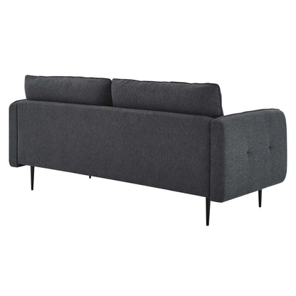 Modway Outlet Cameron Tufted Fabric Sofa by Modway  Living Room Furniture Charcoal - EEI-4451-CHA