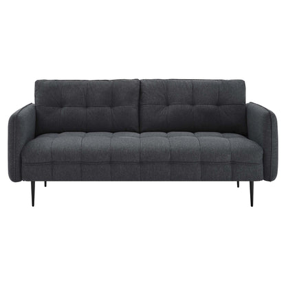 Modway Outlet Cameron Tufted Fabric Sofa by Modway  Living Room Furniture Charcoal - EEI-4451-CHA
