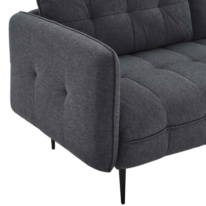 Modway Outlet Cameron Tufted Fabric Sofa by Modway  Living Room Furniture Charcoal - EEI-4451-CHA