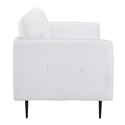 Modway Outlet Cameron Tufted Fabric Sofa by Modway  Living Room Furniture White - EEI-4451-WHI