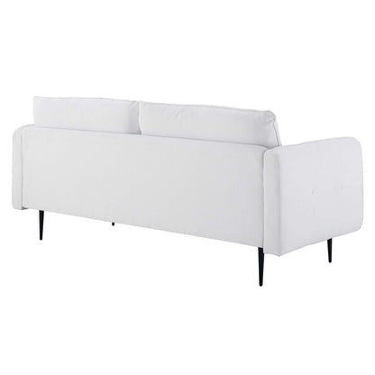 Modway Outlet Cameron Tufted Fabric Sofa by Modway  Living Room Furniture White - EEI-4451-WHI
