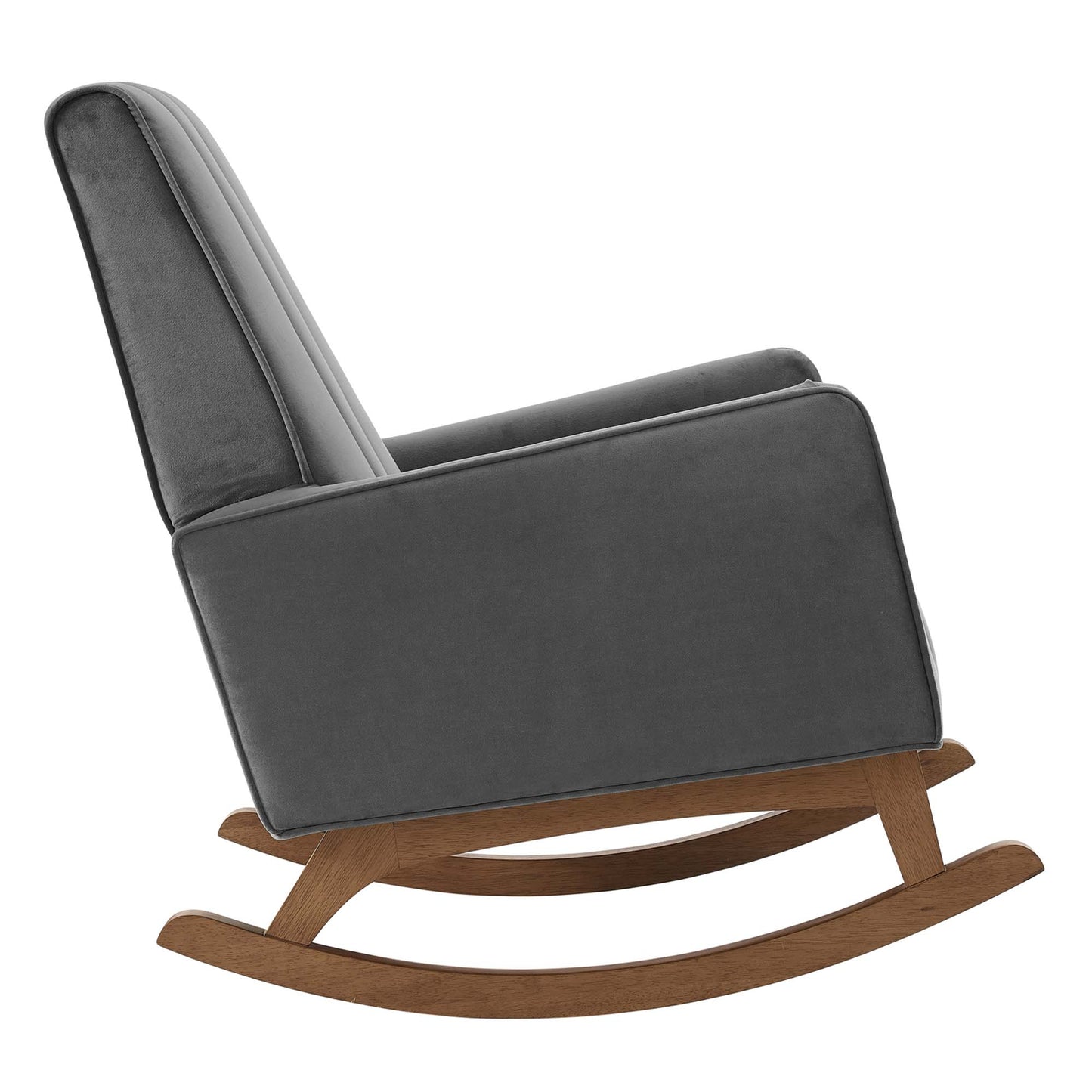 Modway Outlet Sway Performance Velvet Rocking Chair by Modway  Living Room Furniture Gray - EEI-4456-GRY