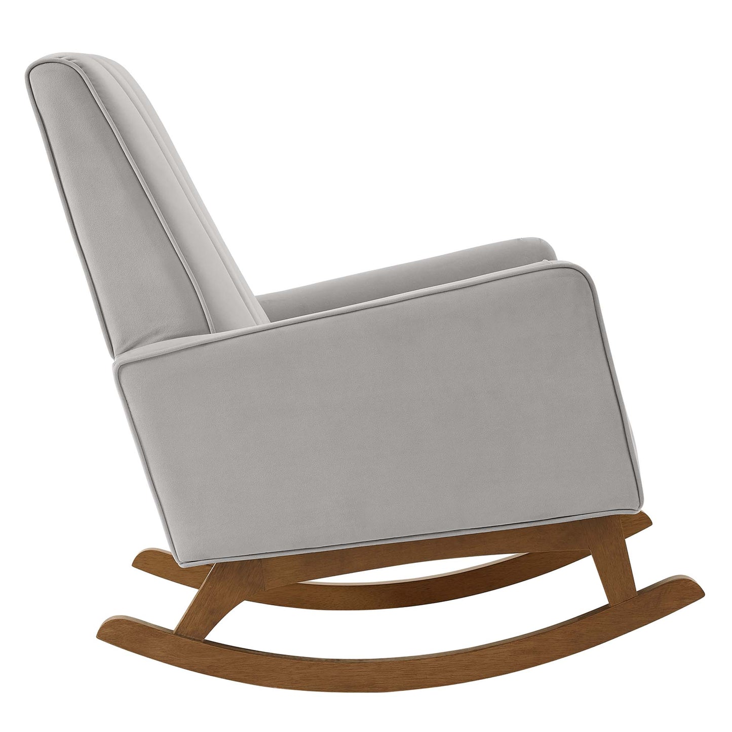 Modway Outlet Sway Performance Velvet Rocking Chair by Modway  Living Room Furniture Light Gray - EEI-4456-LGR