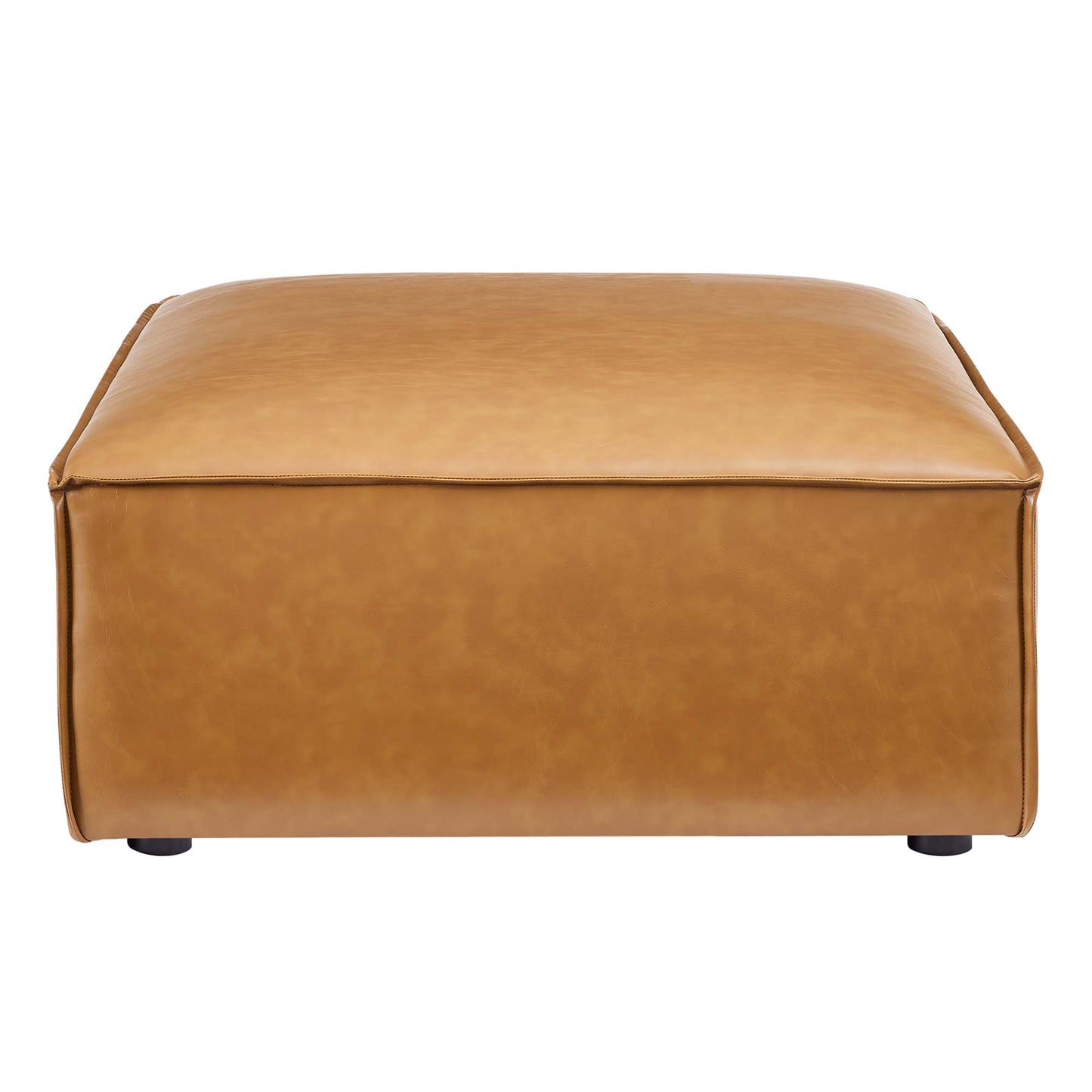 Modway - Restore Vegan Leather Ottoman by Modway  Living Room Sofas and Armchairs Brown - EEI-4496-TAN