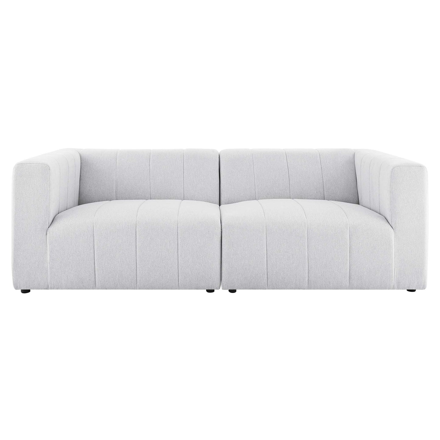 Modway Outlet Bartlett 2-Piece Upholstered Fabric Loveseat by Modway  Living Room Furniture Ivory - EEI-4512-IVO