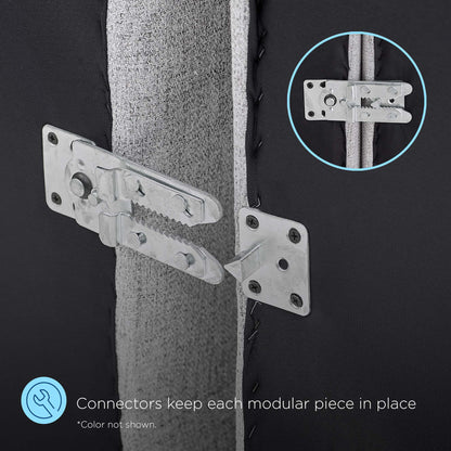 Modway - Bartlett 4-Piece Vegan Leather Sectional Sofa by Modway  Living Room Sofas and Armchairs Brown - EEI-4517-TAN