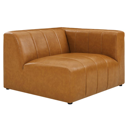 Modway - Bartlett 5-Piece Vegan Leather Sectional Sofa by Modway  Living Room Sofas and Armchairs Brown - EEI-4521-TAN