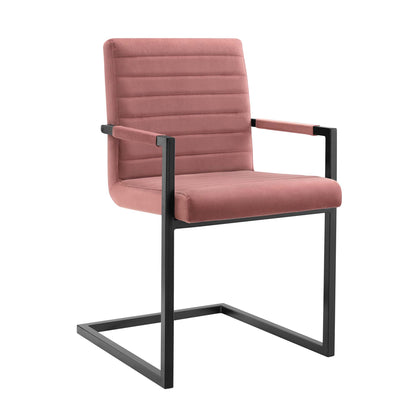 Modway Outlet Savoy Performance Velvet Dining Chairs Set of 2 by Modway  Bar and Dining Furniture Dusty Rose - EEI-4523-DUS
