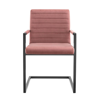 Modway Outlet Savoy Performance Velvet Dining Chairs Set of 2 by Modway  Bar and Dining Furniture Dusty Rose - EEI-4523-DUS