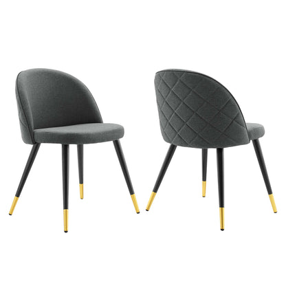 Modway Outlet Cordial Dining Chairs Set of 2 by Modway  Bar and Dining Furniture Gray - EEI-4524-GRY