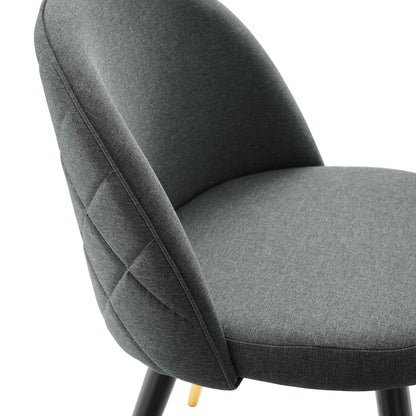 Modway Outlet Cordial Dining Chairs Set of 2 by Modway  Bar and Dining Furniture Gray - EEI-4524-GRY