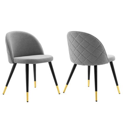 Modway Outlet Cordial Dining Chairs Set of 2 by Modway  Bar and Dining Furniture Light Gray - EEI-4524-LGR