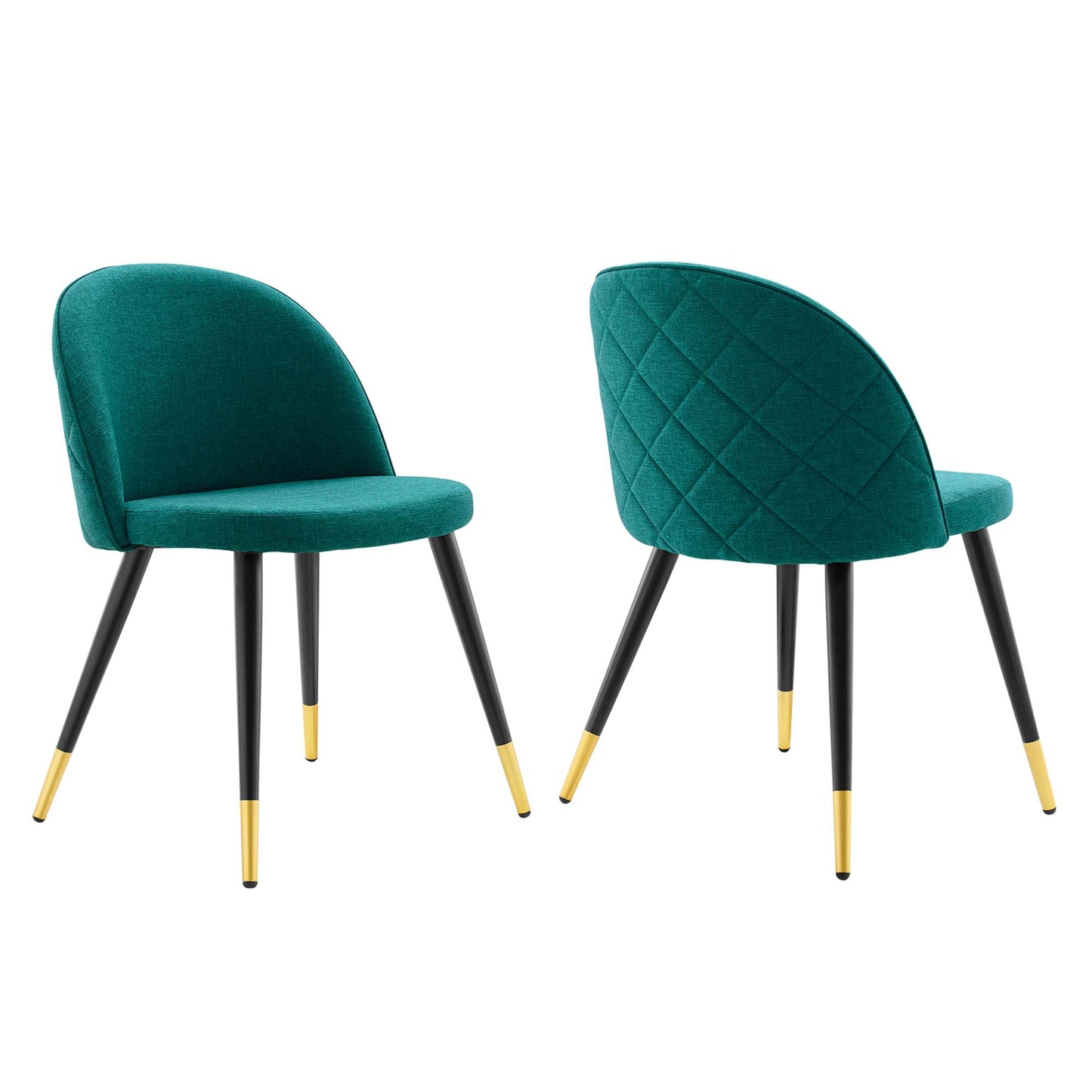 Modway Outlet Cordial Dining Chairs Set of 2 by Modway  Bar and Dining Furniture Teal - EEI-4524-TEA
