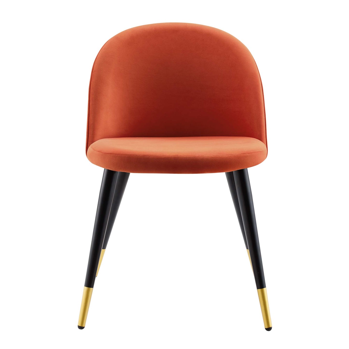 Modway Outlet Cordial Performance Velvet Dining Chairs Set of 2 by Modway  Bar and Dining Furniture Orange - EEI-4525-ORA