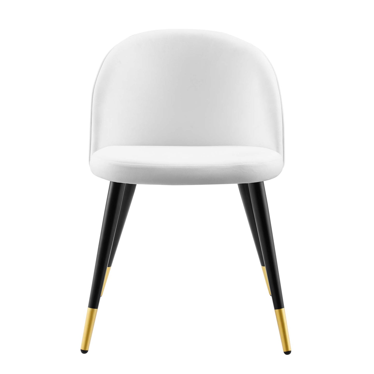 Modway Outlet Cordial Performance Velvet Dining Chairs Set of 2 by Modway  Bar and Dining Furniture White - EEI-4525-WHI