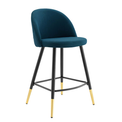 Modway Outlet Cordial Fabric Counter Stools Set of 2 by Modway  Bar and Dining Furniture Azure - EEI-4528-AZU