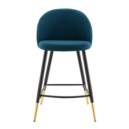 Modway Outlet Cordial Fabric Counter Stools Set of 2 by Modway  Bar and Dining Furniture Azure - EEI-4528-AZU