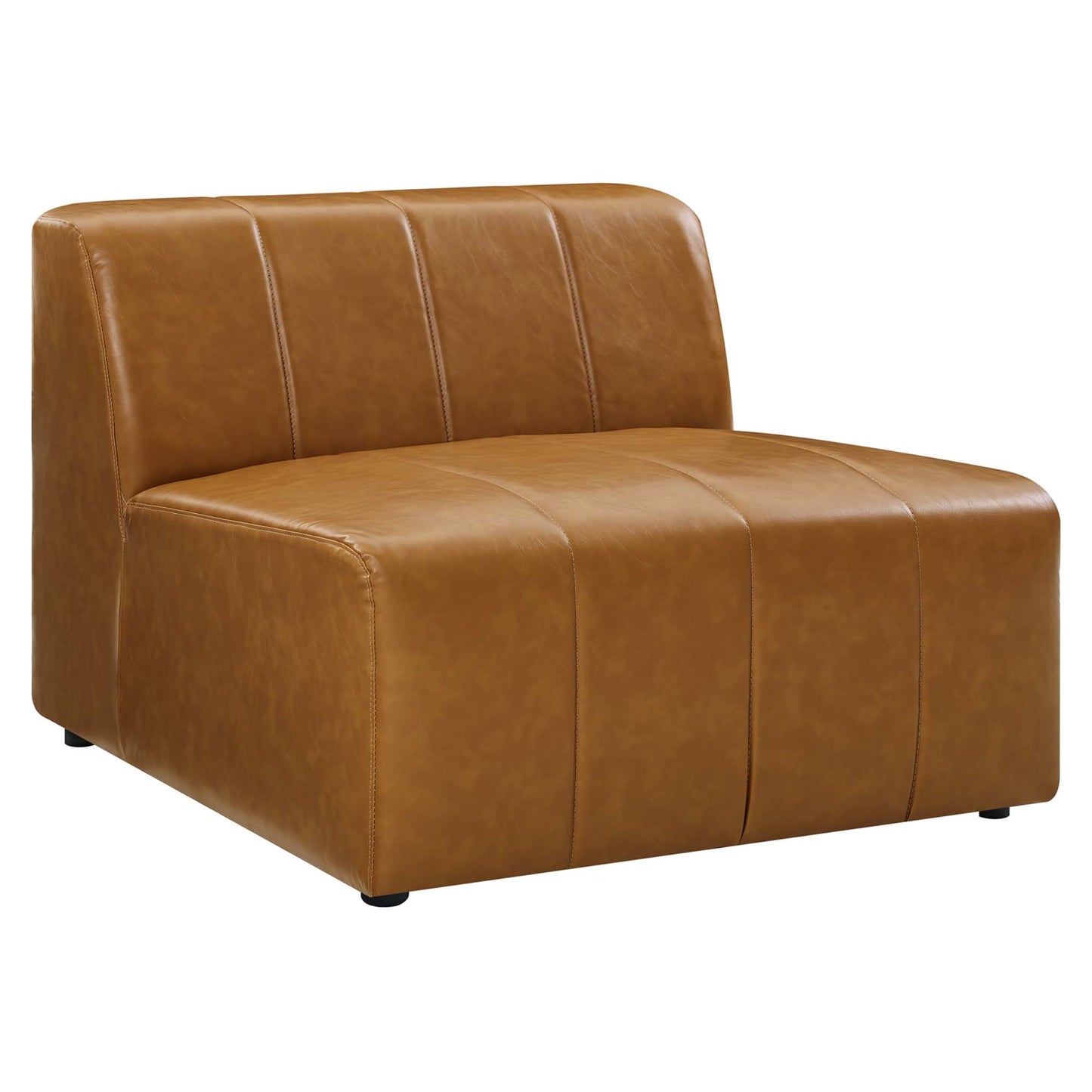 Modway - Bartlett 6-Piece Vegan Leather Sectional Sofa by Modway  Living Room Sofas and Armchairs Brown - EEI-4534-TAN