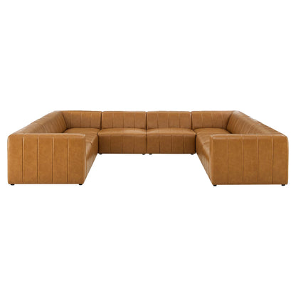 Modway - Bartlett 8-Piece Vegan Leather Sectional Sofa by Modway  Living Room Sofas and Armchairs Brown - EEI-4536-TAN