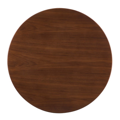 Modway - Verne 35" Dining Table by Modway  Bar and Dining Bar and Dining Tables Brown - EEI-4550-GLD-WAL