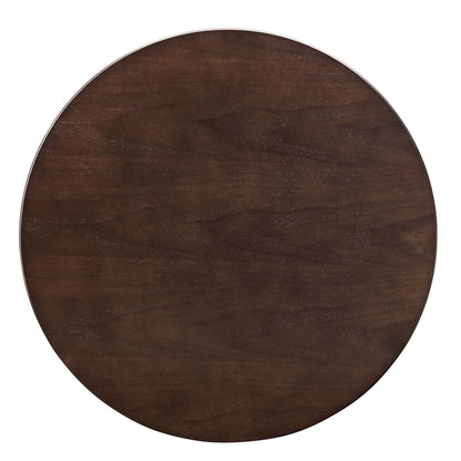 Modway - Verne 28" Dining Table by Modway  Bar and Dining Bar and Dining Tables Brown - EEI-4551-GLD-CHE