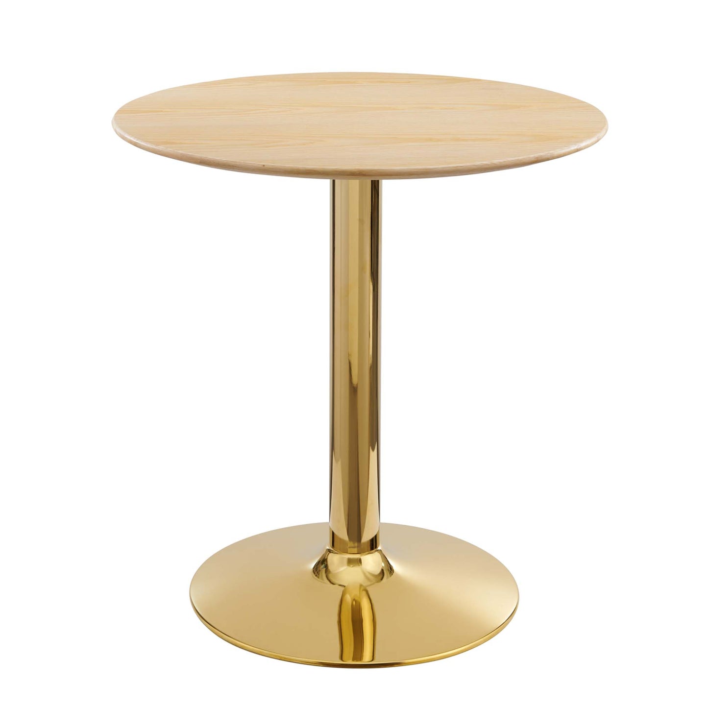 Modway Outlet Verne 28" Dining Table by Modway  Bar and Dining Furniture Gold Natural - EEI-4552-GLD-NAT