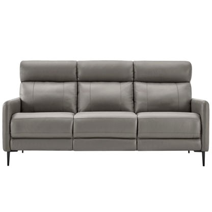 Modway Outlet Huxley Leather Sofa by Modway  Living Room Furniture Gray - EEI-4561-GRY