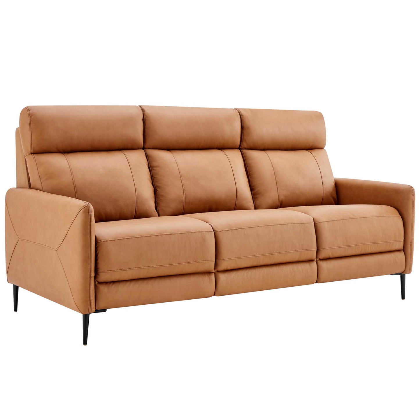 Modway Outlet Huxley Leather Sofa by Modway  Living Room Furniture Tan - EEI-4561-TAN