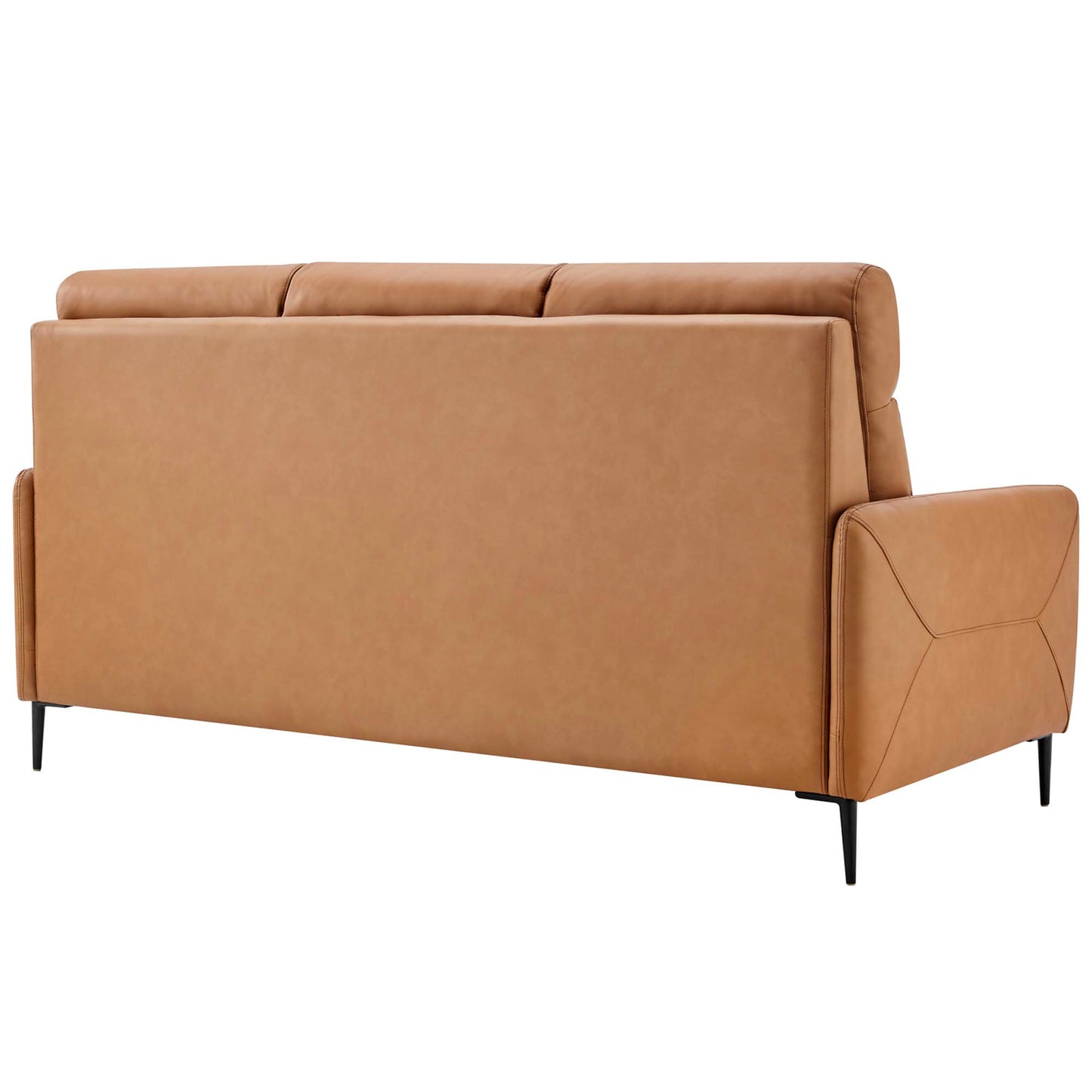 Modway Outlet Huxley Leather Sofa by Modway  Living Room Furniture Tan - EEI-4561-TAN