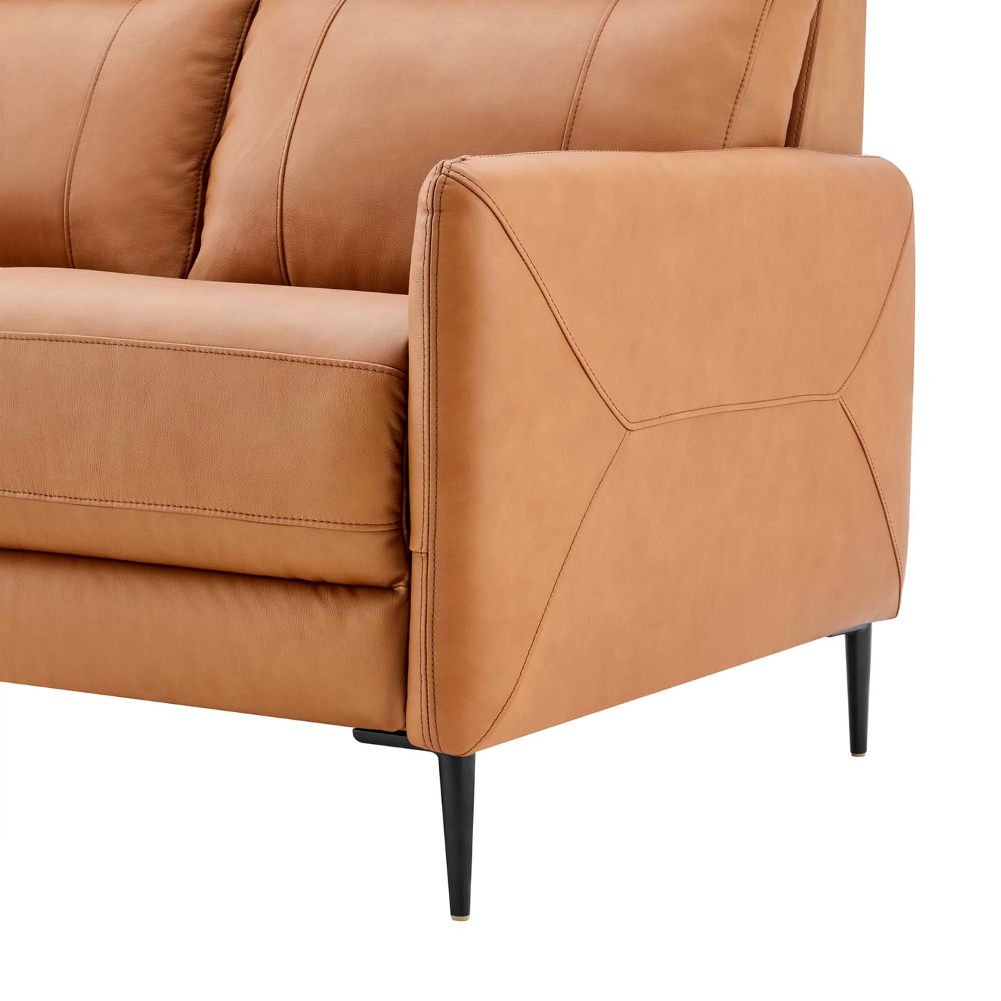 Modway Outlet Huxley Leather Sofa by Modway  Living Room Furniture Tan - EEI-4561-TAN
