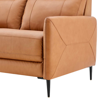 Modway Outlet Huxley Leather Sofa by Modway  Living Room Furniture Tan - EEI-4561-TAN