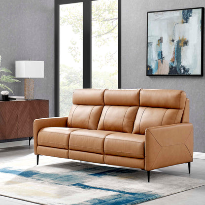Modway Outlet Huxley Leather Sofa by Modway  Living Room Furniture Tan - EEI-4561-TAN