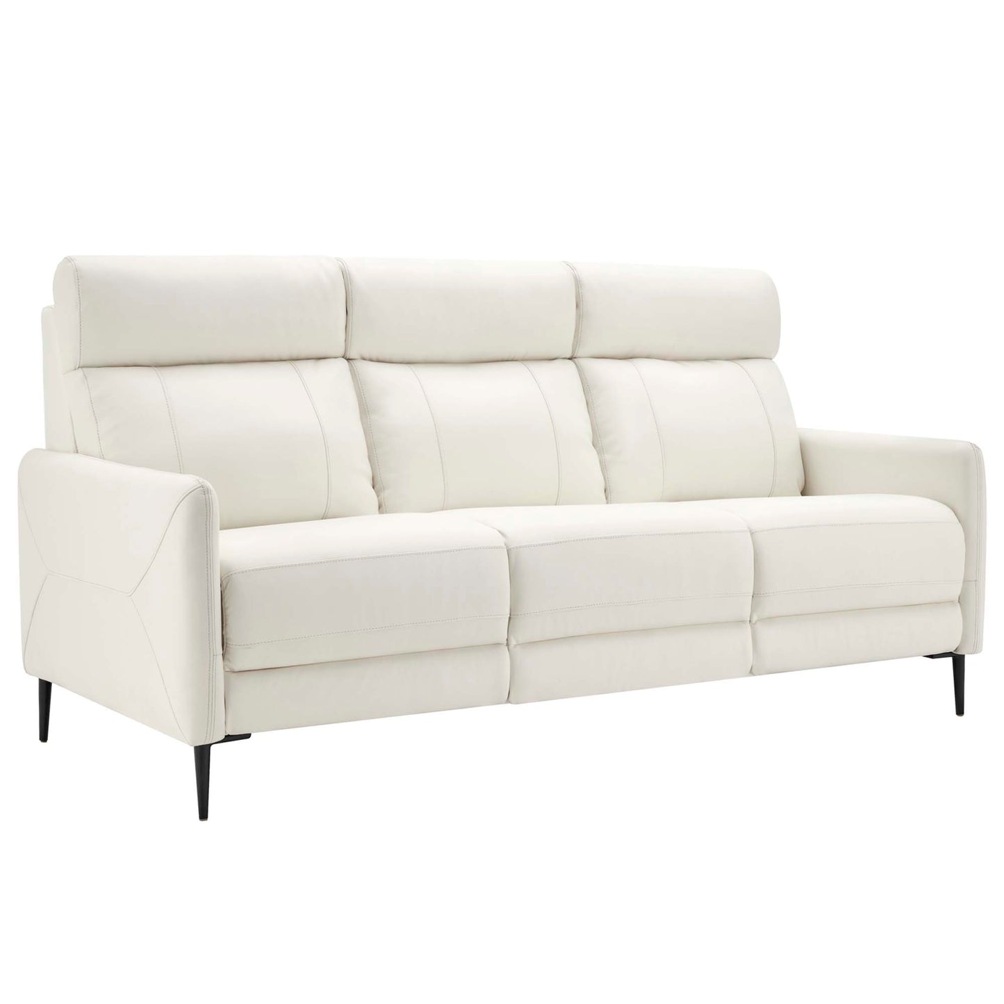 Modway Outlet Huxley Leather Sofa by Modway  Living Room Furniture White - EEI-4561-WHI