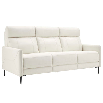 Modway Outlet Huxley Leather Sofa by Modway  Living Room Furniture White - EEI-4561-WHI