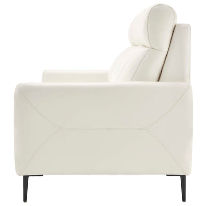 Modway Outlet Huxley Leather Sofa by Modway  Living Room Furniture White - EEI-4561-WHI
