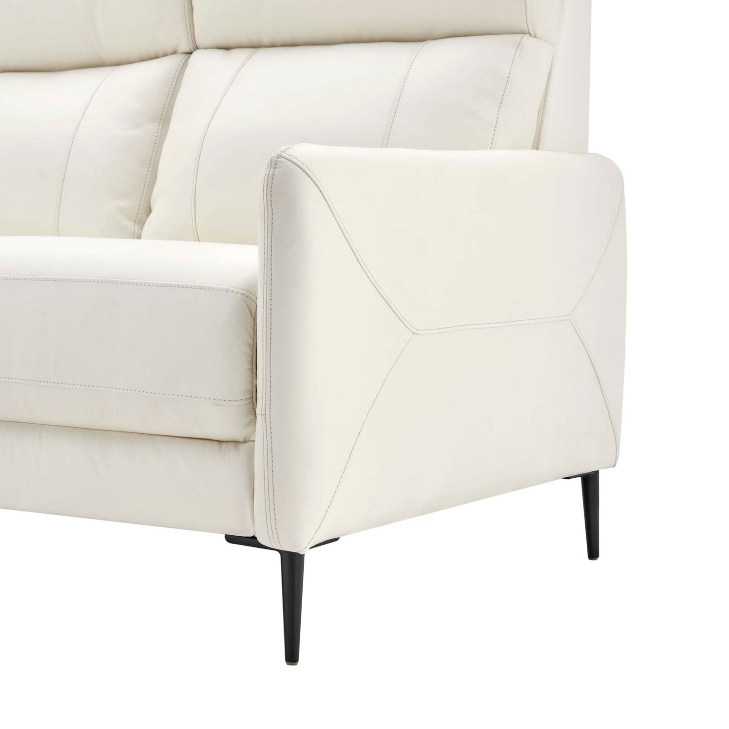 Modway Outlet Huxley Leather Sofa by Modway  Living Room Furniture White - EEI-4561-WHI