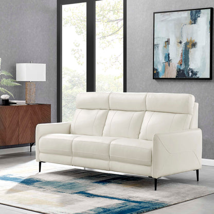 Modway Outlet Huxley Leather Sofa by Modway  Living Room Furniture White - EEI-4561-WHI