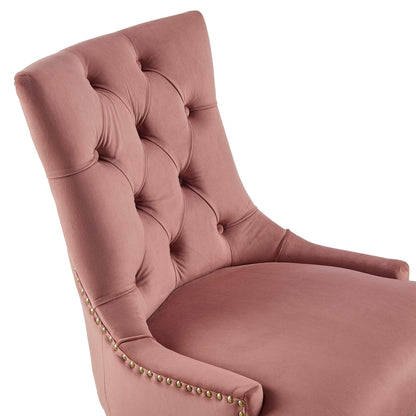 Modway Outlet Regent Tufted Performance Velvet Office Chair by Modway  Office Furniture Furniture Gold Dusty Rose - EEI-4571-GLD-DUS