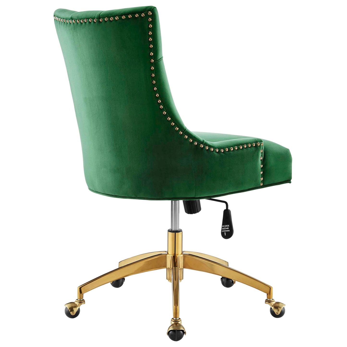 Modway Outlet Regent Tufted Performance Velvet Office Chair by Modway  Office Furniture Furniture Gold Emerald - EEI-4571-GLD-EME