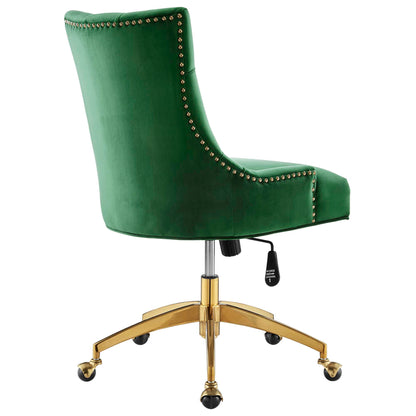 Modway Outlet Regent Tufted Performance Velvet Office Chair by Modway  Office Furniture Furniture Gold Emerald - EEI-4571-GLD-EME