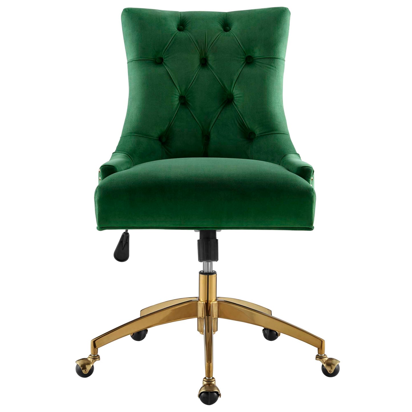 Modway Outlet Regent Tufted Performance Velvet Office Chair by Modway  Office Furniture Furniture Gold Emerald - EEI-4571-GLD-EME