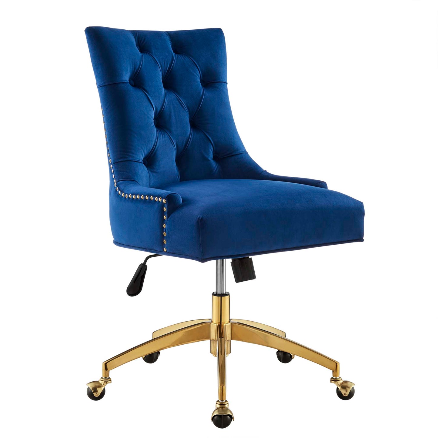 Modway Outlet Regent Tufted Performance Velvet Office Chair by Modway  Office Furniture Furniture Gold Navy - EEI-4571-GLD-NAV