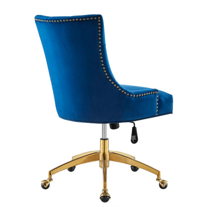 Modway Outlet Regent Tufted Performance Velvet Office Chair by Modway  Office Furniture Furniture Gold Navy - EEI-4571-GLD-NAV