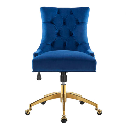 Modway Outlet Regent Tufted Performance Velvet Office Chair by Modway  Office Furniture Furniture Gold Navy - EEI-4571-GLD-NAV