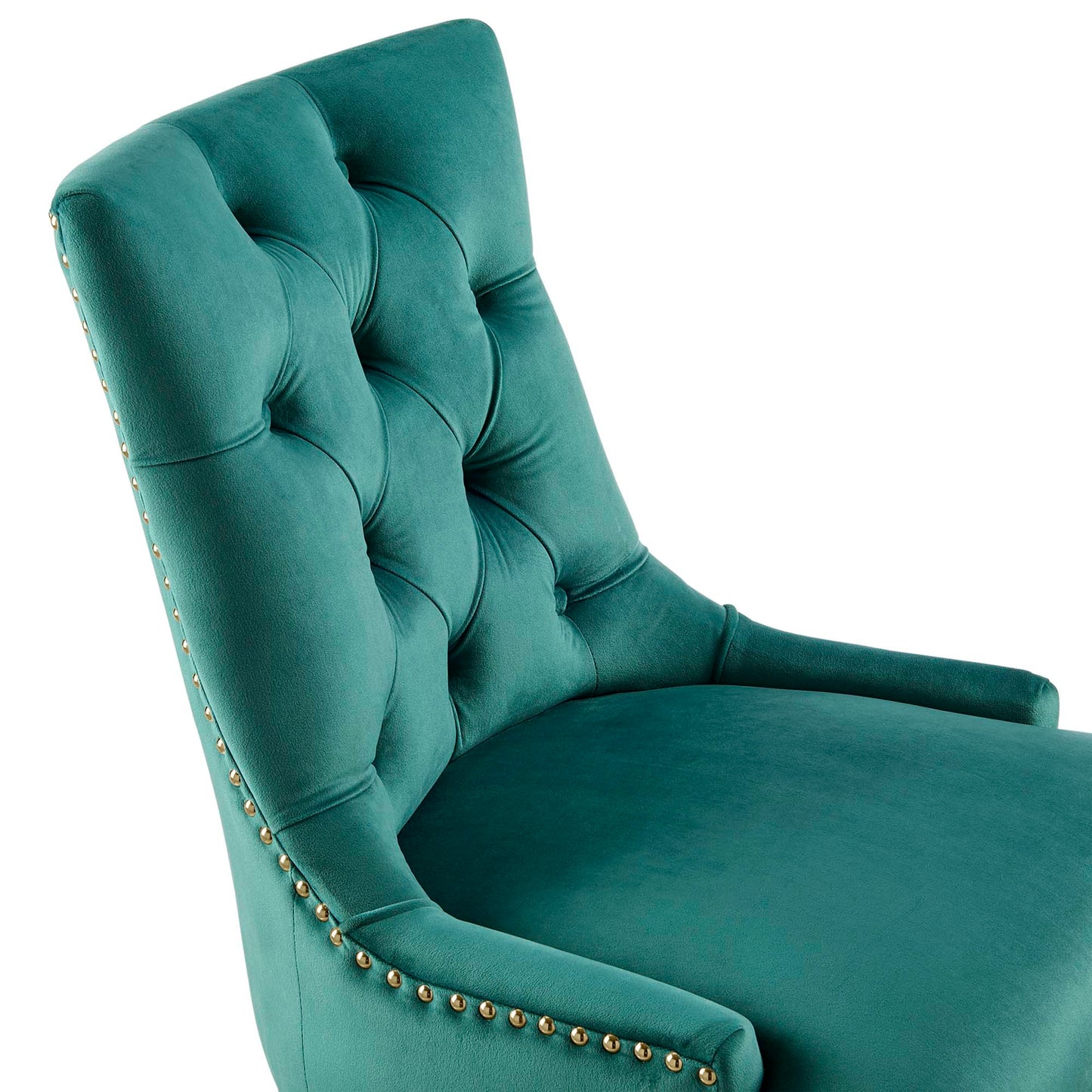 Modway Outlet Regent Tufted Performance Velvet Office Chair by Modway  Office Furniture Furniture Gold Teal - EEI-4571-GLD-TEA