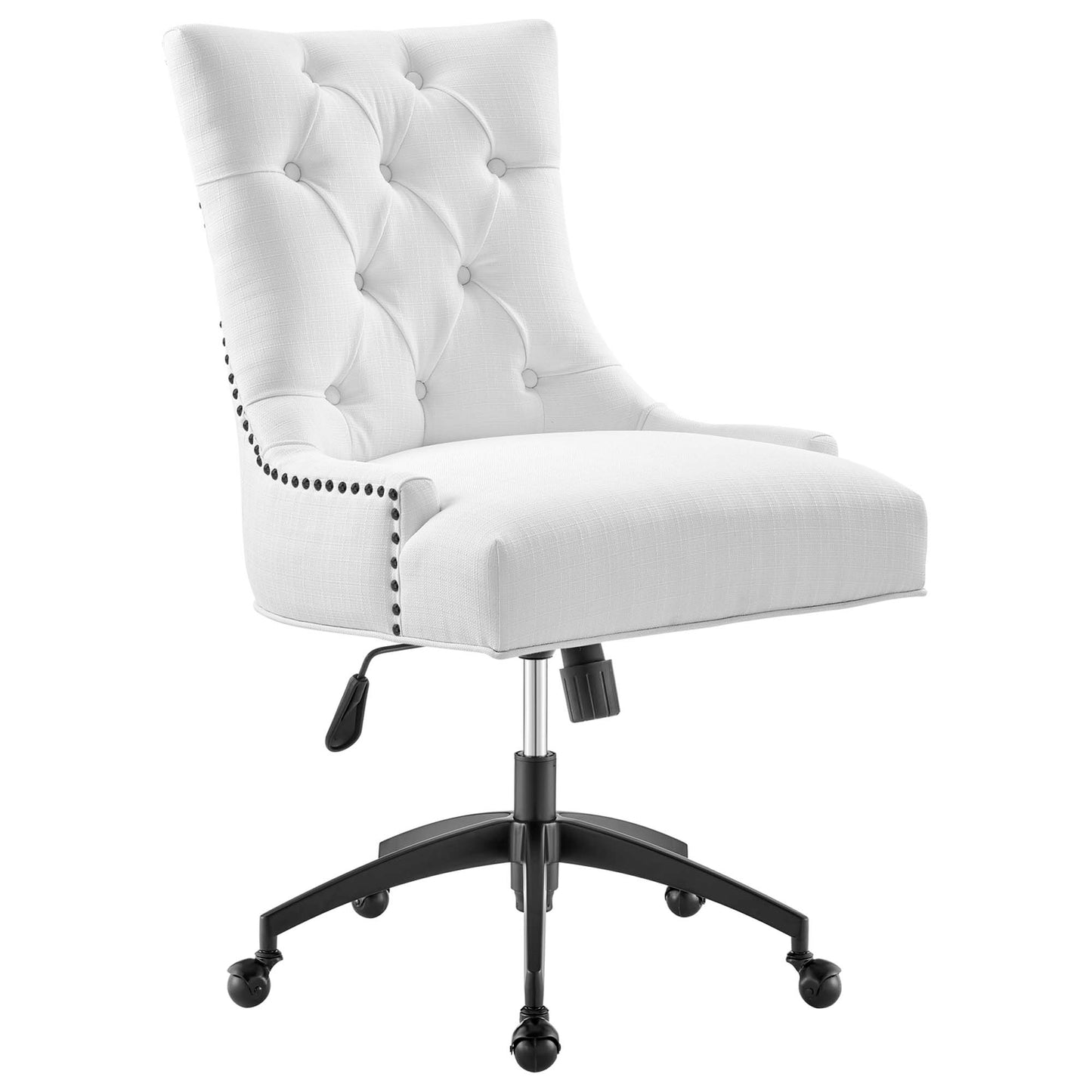 Modway Outlet Regent Tufted Fabric Office Chair by Modway  Office Furniture Furniture Black White - EEI-4572-BLK-WHI